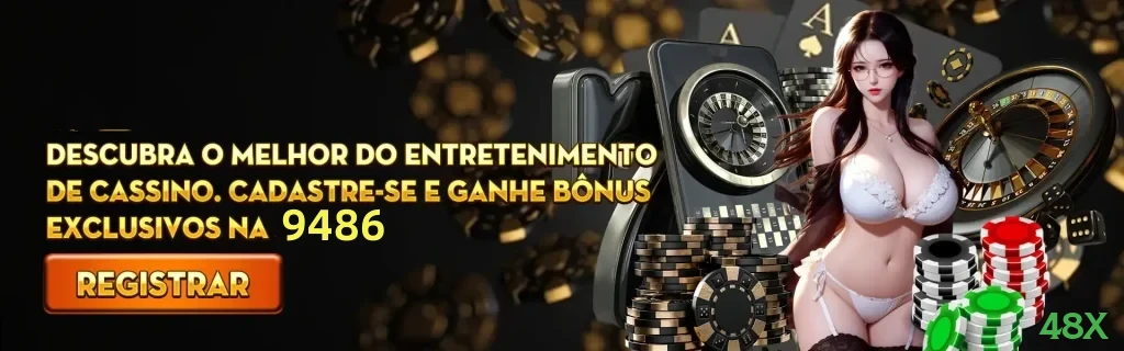 Imagem promocional do cassino online da 48x mostrando jogos ao vivo